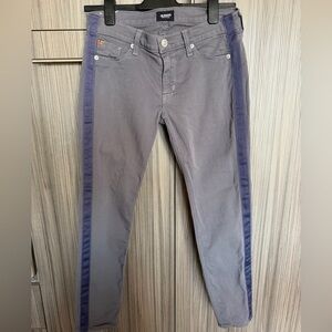 Hudson Lou Lou Tuxedo Stripe Crop Jeans - Size 27